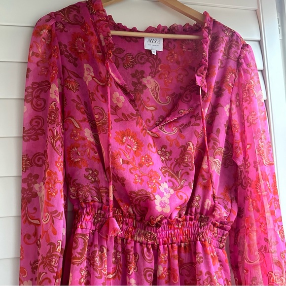 Pink Misa Los Angeles Dress - Picture 6 of 7